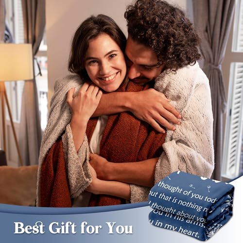 Glydein Sympathy Memorial Gifts for Loss of Husband, Soft Flannel Memorial Blanket, Remembrance Condolences Bereavement Gifts Idea in Memory of Husband, 50x60 inches - Image 2