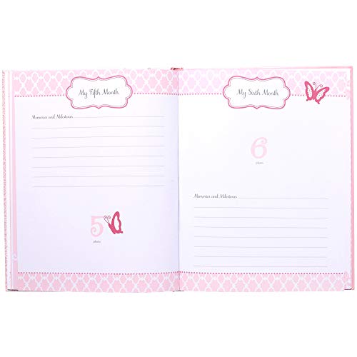 C.R. Gibson Pink and White 'Sweet Baby Girl' Bound First Five Years Baby Book, 64pgs, 10'' W x 11.75'' H - Image 4