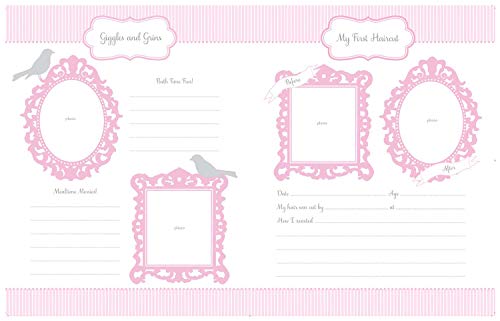 C.R. Gibson Pink and White 'Sweet Baby Girl' Bound First Five Years Baby Book, 64pgs, 10'' W x 11.75'' H - Image 3