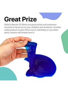 Kicko Small Barrel Of Slime 24 Pack Assorted Colors Container 2 Inches For Kids Boys And Girls Party Favor Fun Toy Novelty Prize  - Image 5