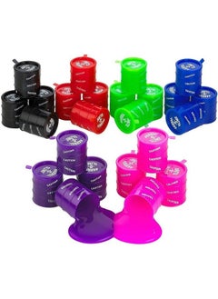 Kicko Small Barrel Of Slime 24 Pack Assorted Colors Container 2 Inches For Kids Boys And Girls Party Favor Fun Toy Novelty Prize  - Image 2