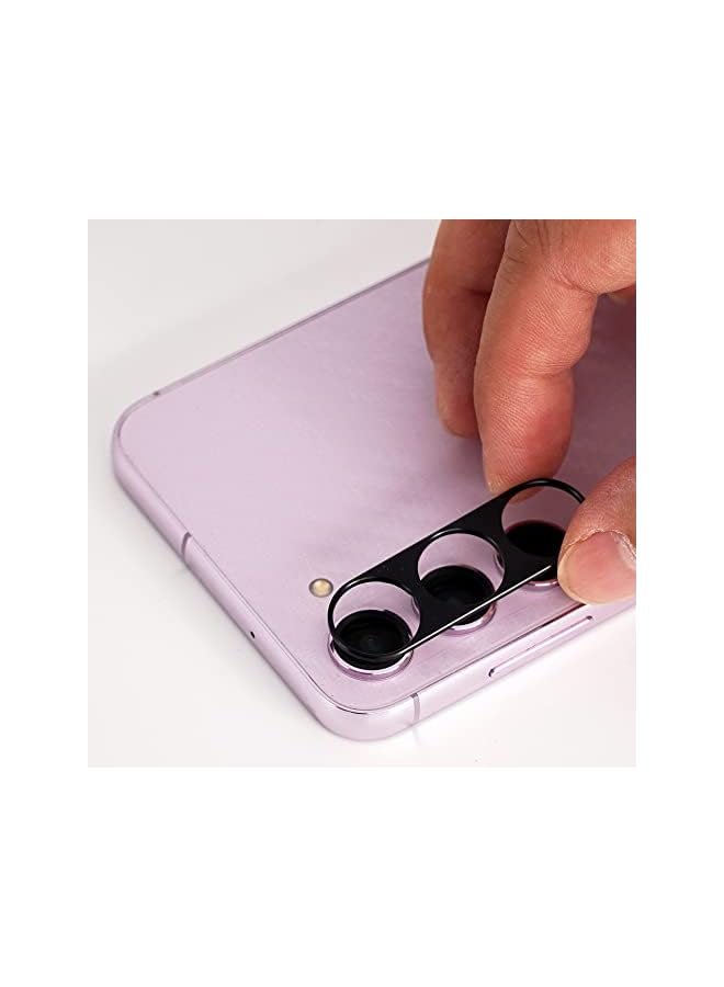 PROMASS IBYWIND Screen Protector For Samsung Galaxy S23+ 5G/Samsung Galaxy S23 Plus 5G(6.6"),with 2Pcs Tempered Glass,1Pc Camera Len Protector,1Pc Backing Carbon Fiber Film[Fingerprint Reader,Easy to install] - Image 4