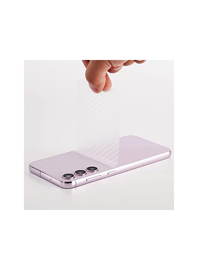 PROMASS IBYWIND Screen Protector For Samsung Galaxy S23+ 5G/Samsung Galaxy S23 Plus 5G(6.6"),with 2Pcs Tempered Glass,1Pc Camera Len Protector,1Pc Backing Carbon Fiber Film[Fingerprint Reader,Easy to install] - Image 5