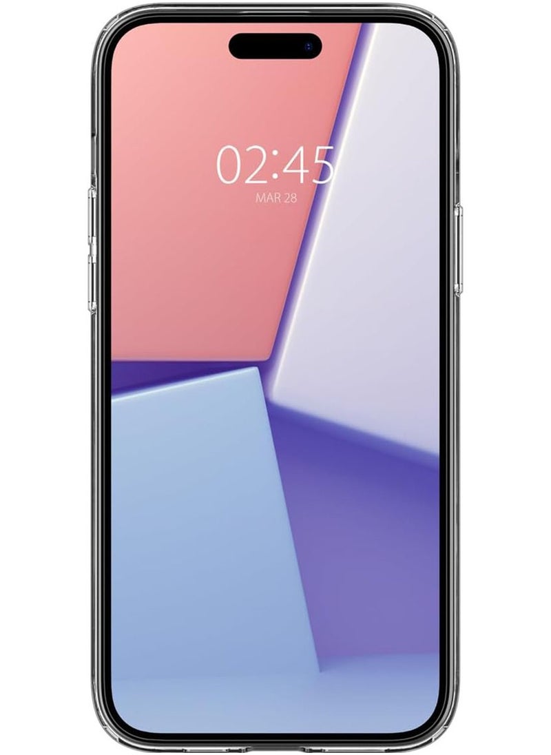 Spigen - Air Skin Hybrid for iPhone 15 Case Cover [Ultra Slim Hybrid] - Crystal Clear - Image 1