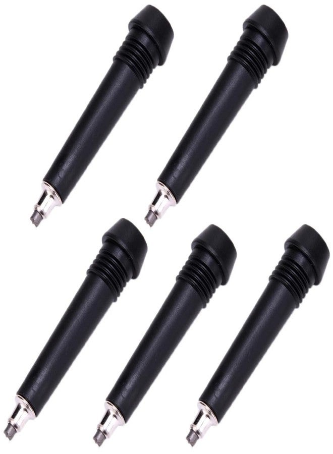 SquEqu 5 Pack Trekking Poles Carbide Tips Replacement Universal Tungsten Steel Rod End Tip for Outdoor Hiking Stick Cane Climbing Walking Pole Gear Worn Repair Accessories - Image 1