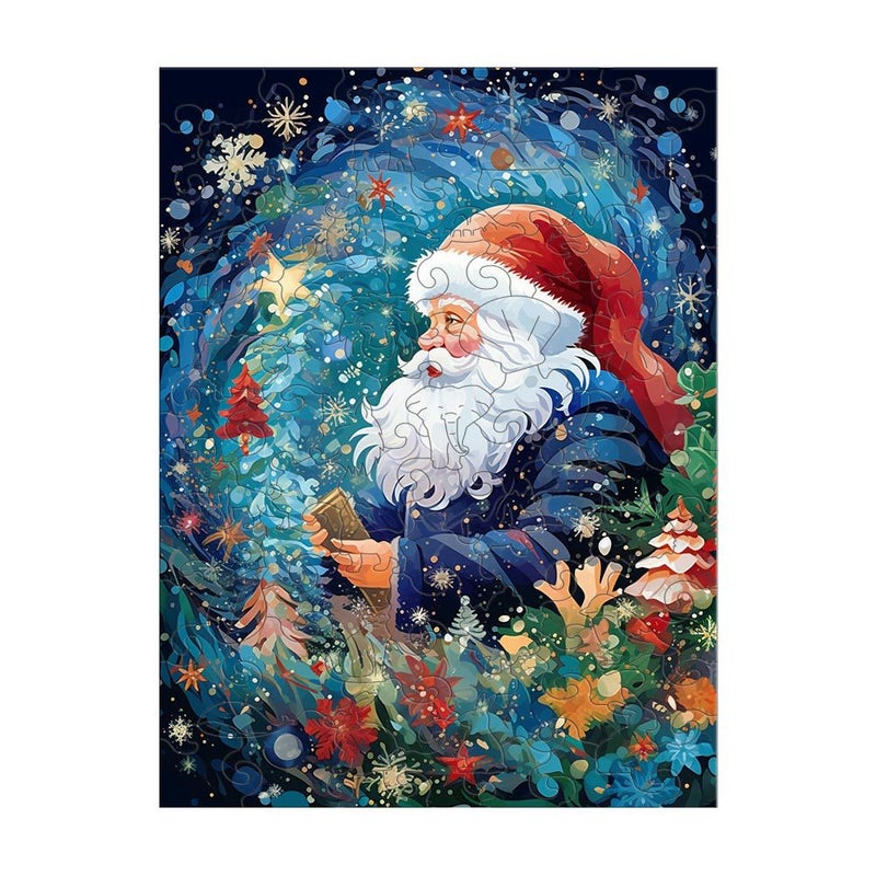 ألغاز عيد الميلاد الخشبية على شكل طيور ألعاب خشبية للبالغين مصنع مستقل - Image 1