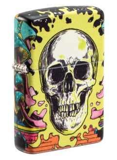 Zippo 48640 49193 Skull Design Glow In The Dark Windproof Lighter  - Image 1
