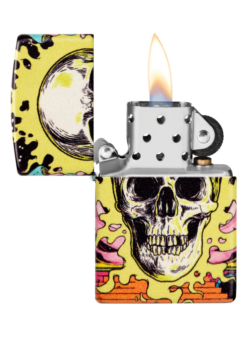 Zippo 48640 49193 Skull Design Glow In The Dark Windproof Lighter  - Image 3