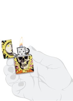 Zippo 48640 49193 Skull Design Glow In The Dark Windproof Lighter  - Image 5