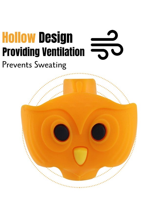 Mr. Pen - Owl Pencil Grips, 6 Pcs, Silicone Gel, Cute, Fits Pencils, Pens, Crayons - Image 1