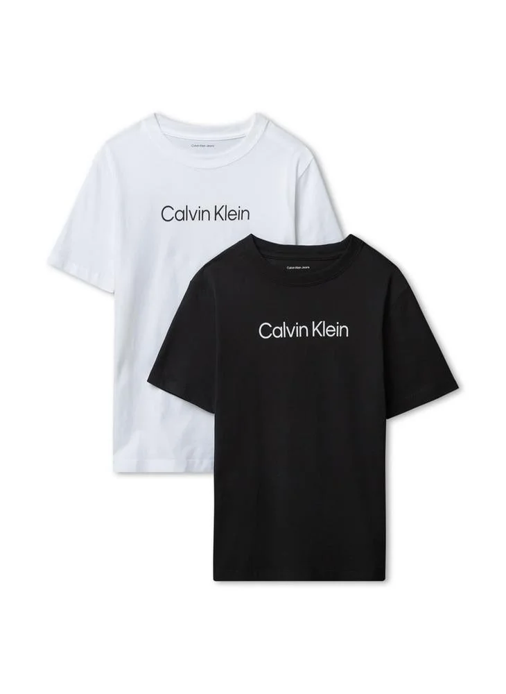 Calvin Klein Jeans 2-Pack Logo Crew Neck T-Shirts