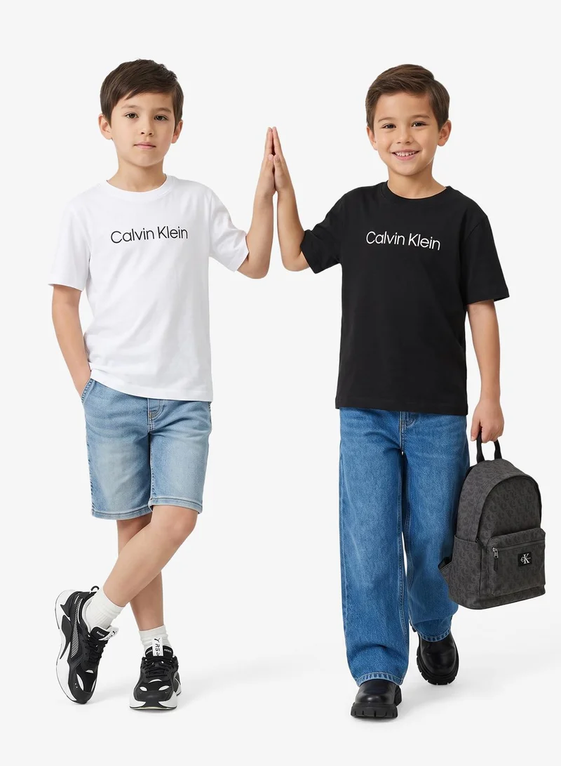 Calvin Klein Jeans 2-Pack Logo Crew Neck T-Shirts