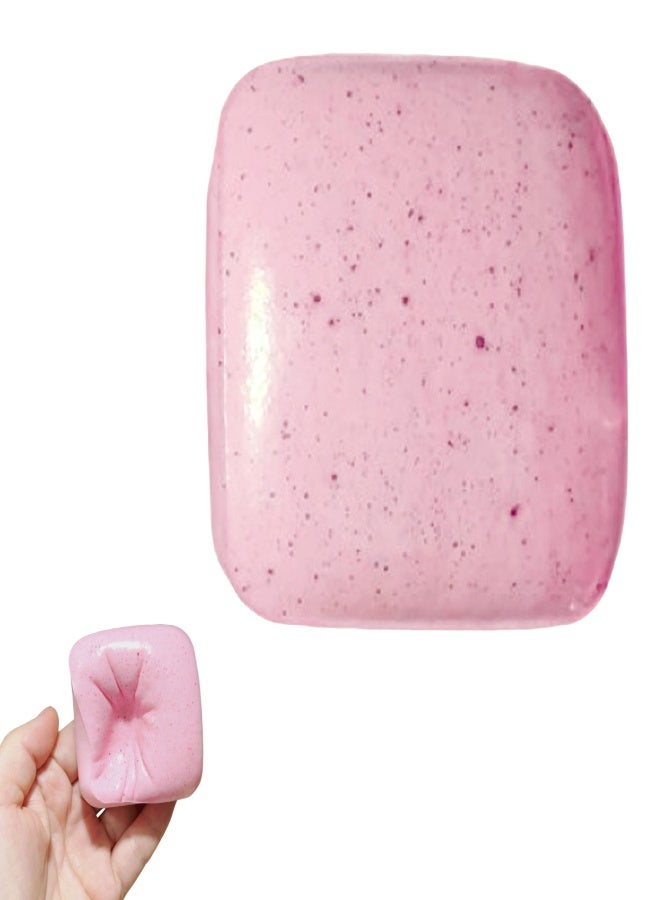 Squishy Mini Square Toast — Slow-Rising Squeeze Toy | Stress Relief Ball | Anxiety Soother, Focus Trainer, Hand Rehab Aid, Party Favor Toy [Pink] - Image 1