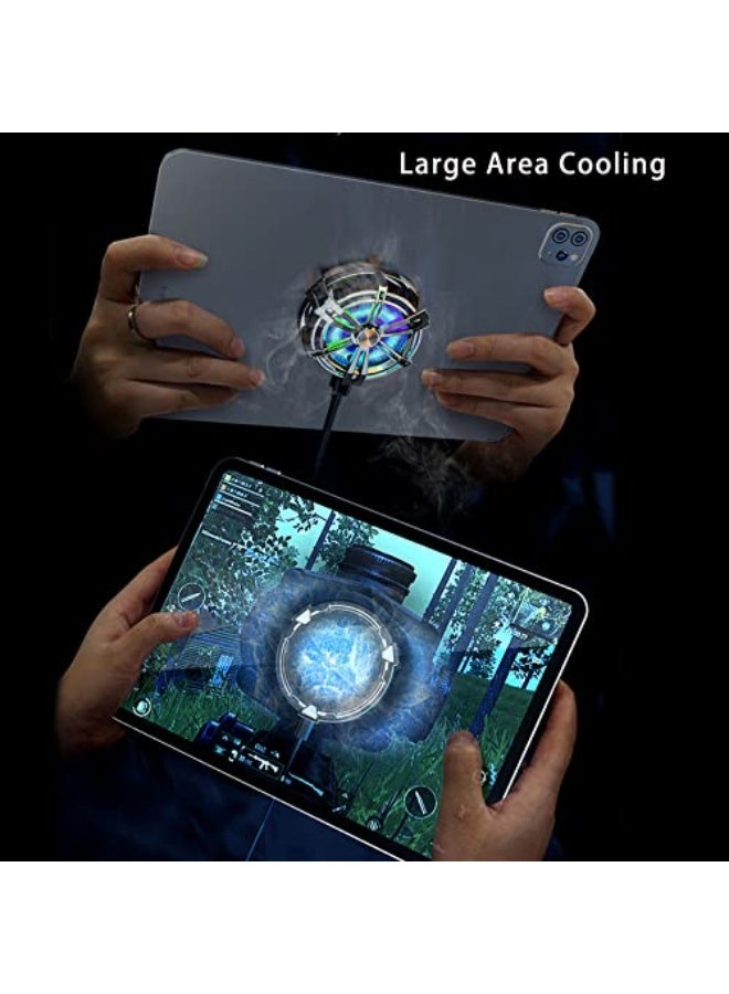 Mobile Phone Cooler for Magsafe, Game Cooler Fan for PUBG, Designed for iPhone 12/13 Series, Live Streaming and Vlog, Semiconductor Heatsink Without Noise for iOS and for Android, for ipad and Tablet - Image 4