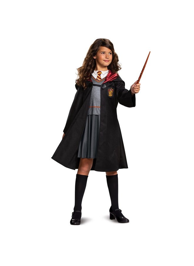 Disguise - Harry Potter Hermione Granger Classic Girls Costume, Black & Red, Kids Size Large (10-12) - Image 1