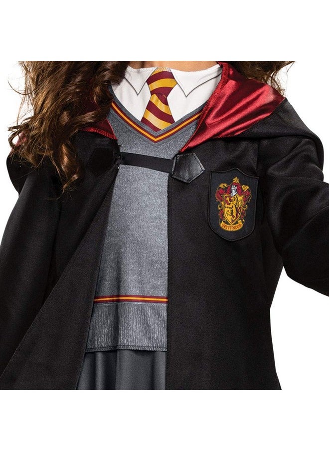 Disguise - Harry Potter Hermione Granger Classic Girls Costume, Black & Red, Kids Size Large (10-12) - Image 1