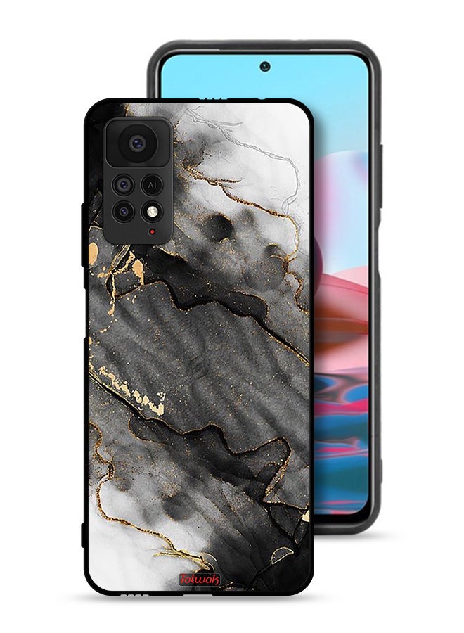 Tolwak غطاء حماية لهاتف شاومي ريدمي نوت 11 برو 5G بتصميم رخام لامع - Image 1