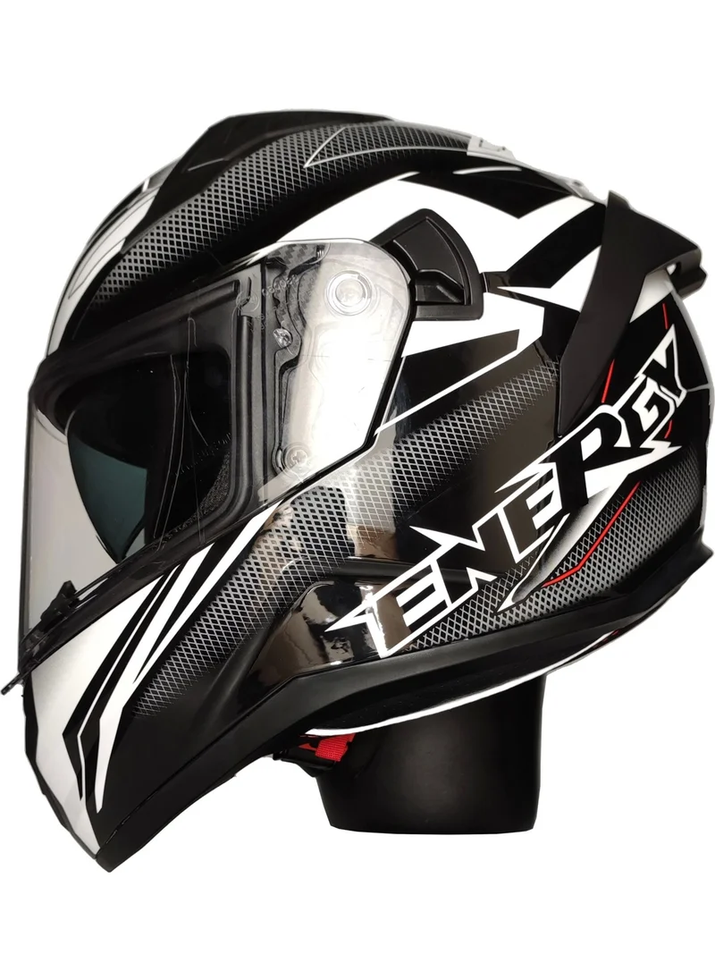 MTS M-801-SNAKE Energy Helmet with Sun Visor