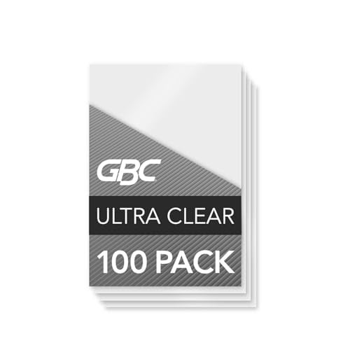 GBC Swingline Laminating Sheets, Thermal Laminating Pouches, Badge/ID Card Size, 10 Mil, HeatSeal LongLife, 100 Pack (3202104) - Image 1