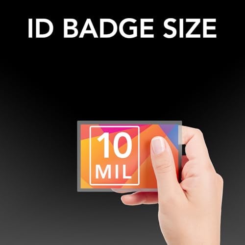 GBC Swingline Laminating Sheets, Thermal Laminating Pouches, Badge/ID Card Size, 10 Mil, HeatSeal LongLife, 100 Pack (3202104) - Image 2