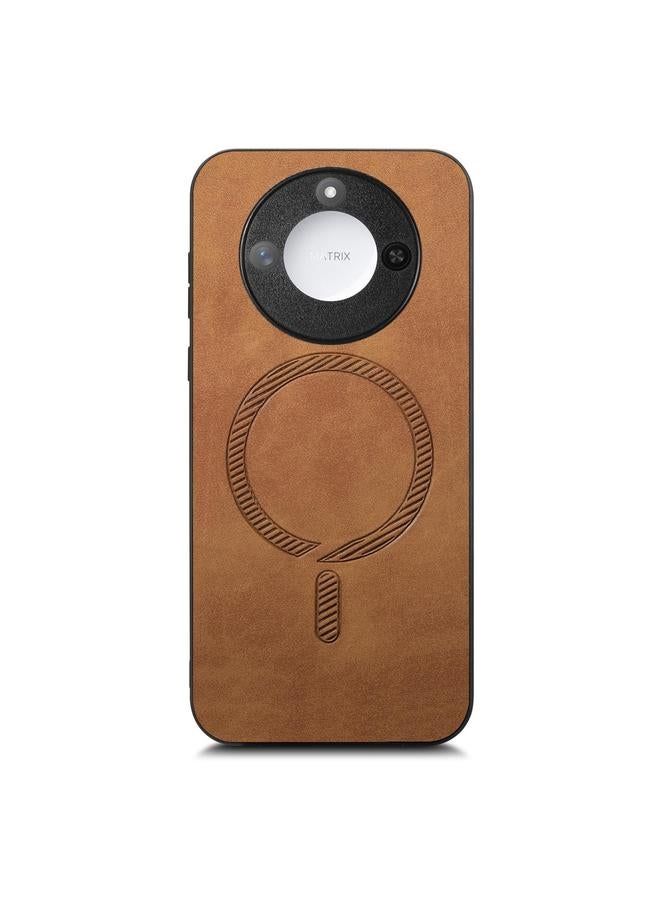 S-TOP Case For Honor Magic7 Pro Retro Magsafe Magnetic PU Back Cover Phone Case - Image 2