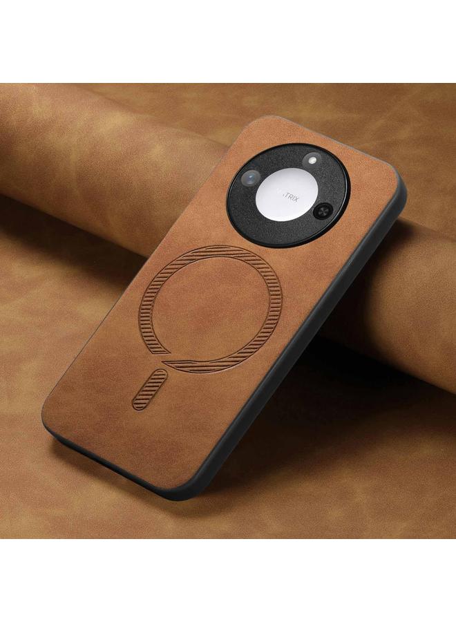 S-TOP Case For Honor Magic7 Pro Retro Magsafe Magnetic PU Back Cover Phone Case - Image 4