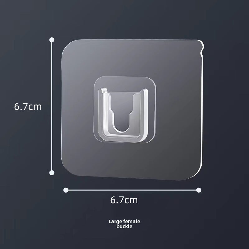 Strong Adhesive Seamless Hook Set for Organizing Large female buckle 