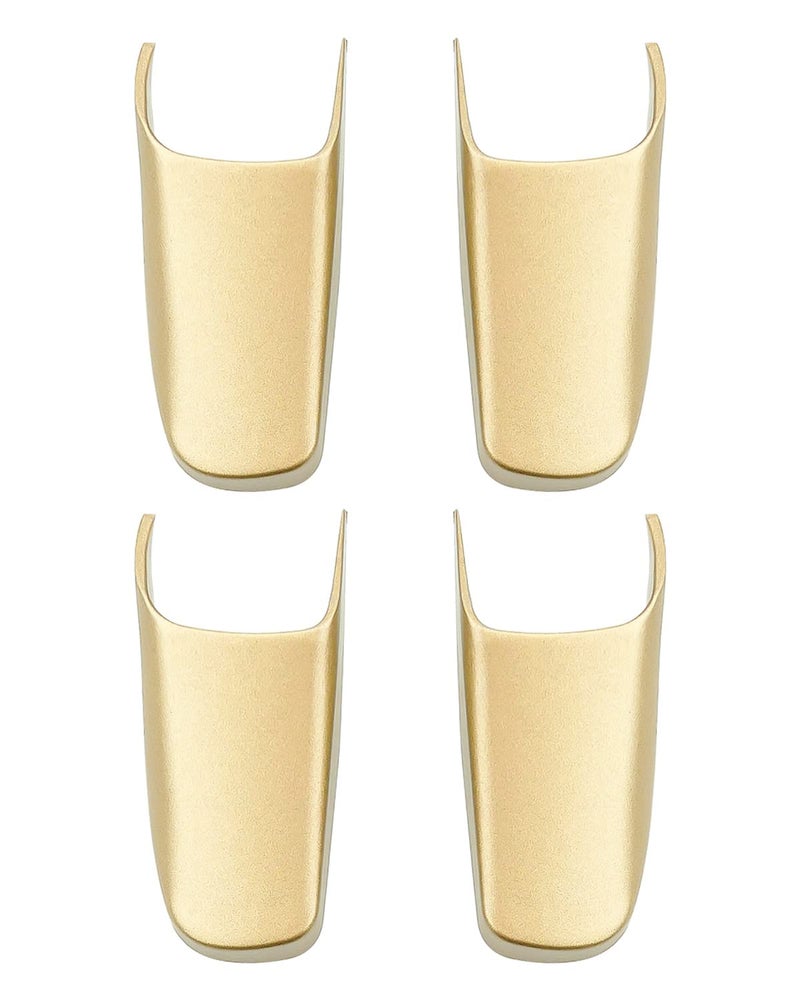 Tavaski Door Pull Strap End Caps Fit for Lincoln Town Car 4.6L V8 2003-2011 Replace 3W1Z-5422670-AAC, Interior Door Handle Trim Light Gold 2 Door Set - Image 1