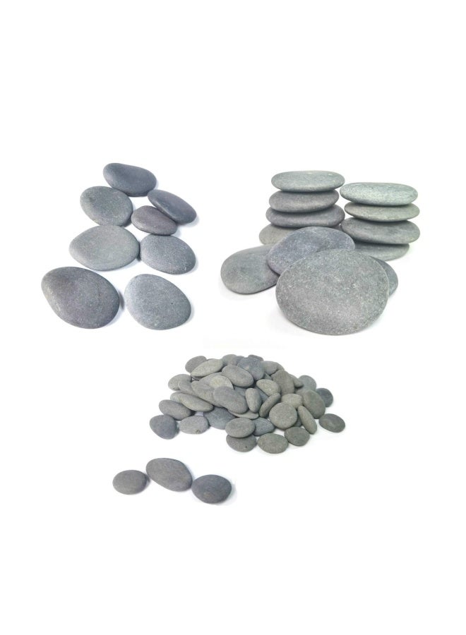 Lifetop 120Pieces Painting Rocks Diy Rocks Flat And Smooth Kindness Rocks For Arts Crafts Decoration Medium Small Tiny Rocks For Painting Hand Picked For Painting Rocks - Image 3