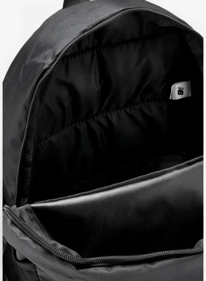 New Balance Logo Print Backpack with Lunch Bag and Pencil Pouch - 14x28x43 cm