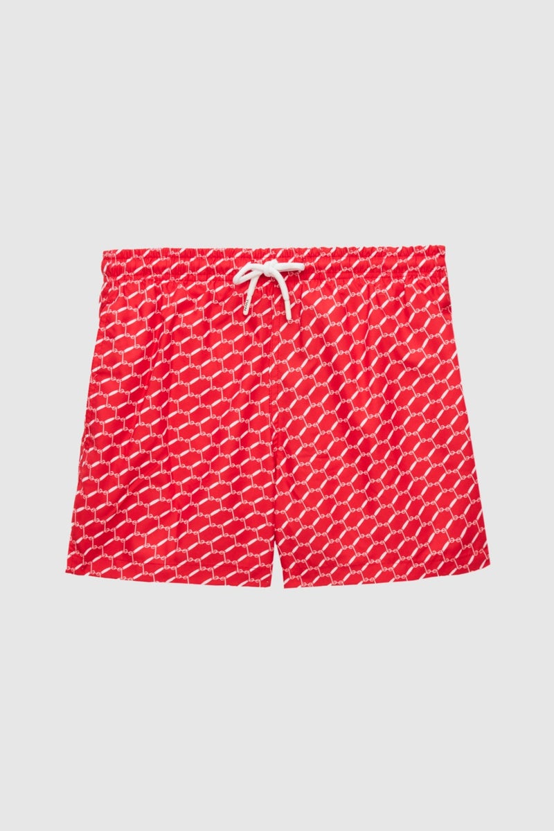 twn Regular Fit Red Printed Shorts Swimsuit 0EC62AP33613M  - Image 1