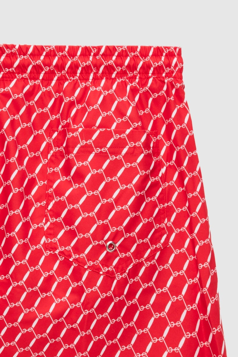 twn Regular Fit Red Printed Shorts Swimsuit 0EC62AP33613M  - Image 4