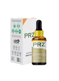 PRZ Cypress Essential Oil - Pure Natural & Therapeutic Grade Oil For Aromatherapy, Skin Care & Hair Care, 15 Ml  - Image 2