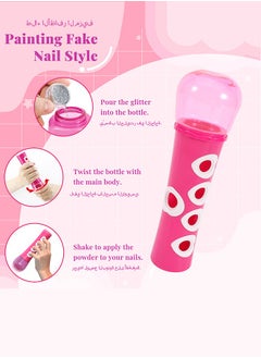 spa luxetique Nail Polish Kit Girls Ages 6 - 12, Kids Nail Art Salon Set with Nail Dryer, Peelable Glitter Nail Polish, Nail Art Studio Makeup, Manicures Spa Decoration, Birthday Party Gifts Girls  - Image 3