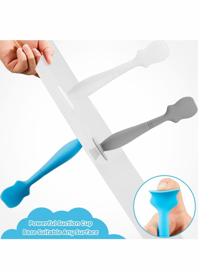 Baby Brush Diaper Cream Applicator for Diaper Rashes (Blue, Gray, White) - Image 2