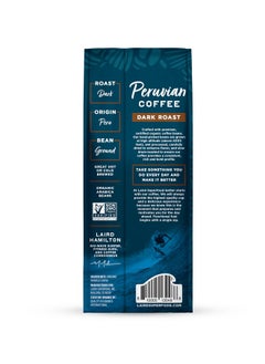Laird Superfood Laird Superfood Peruvian Dark Roast Caffeinated Ground Coffee, Ethically Sourced Premium Ground Coffee, Gluten-Free, Dairy-Free, Non-GMO, Paleo, Keto Friendly, 12 oz. Bag  - Image 2