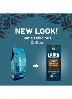 Laird Superfood Laird Superfood Peruvian Dark Roast Caffeinated Ground Coffee, Ethically Sourced Premium Ground Coffee, Gluten-Free, Dairy-Free, Non-GMO, Paleo, Keto Friendly, 12 oz. Bag  - Image 3
