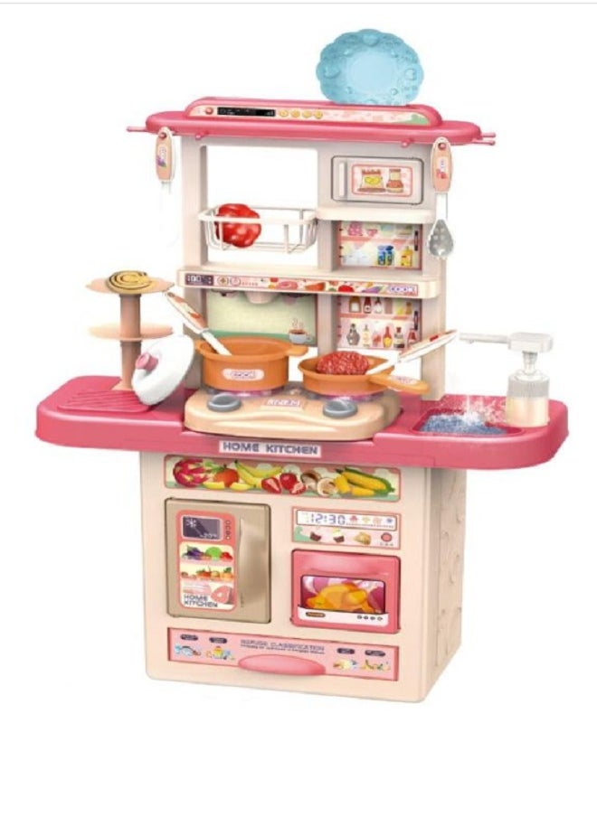 Dream - Dream Kitchen Playset,Pretend Play Toys for Boys and Girls, Kitchen Toys with Realistic Lights&Sounds, Play Sink, Pretend Play Food for Kids (39 Pcs) - Image 1
