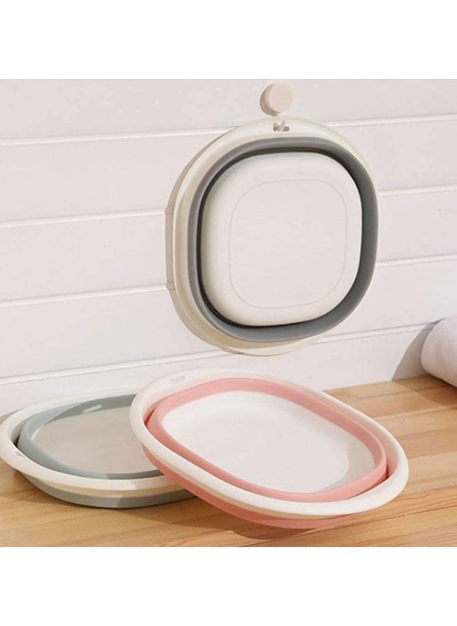 Arabest - Collapsible Wash Basin, Portable and Space Saving, Multi-Function Use, Plastic+TPR, Large and High Capacity (Pack of 3) - Image 1