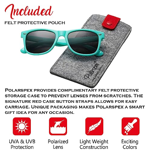 PolarSpex Polarized Sunglasses for Men and Women – UV Protection, Durable & Lightweight Retro Sunglasses for Driving, Fishing - Image 2