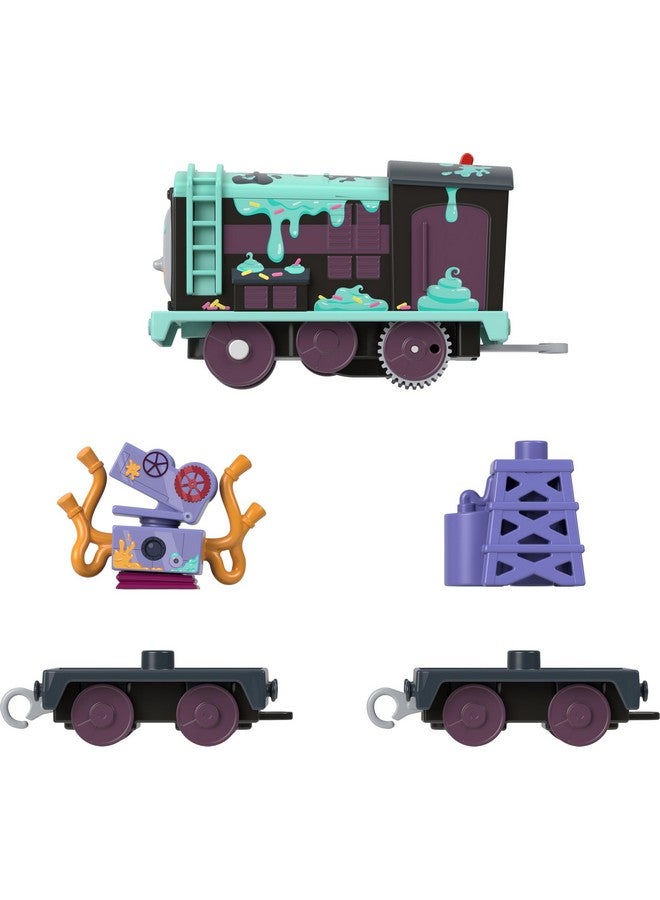 Thomas & Friends Motorized Toy Train Frosting Diesel Engine with Cargo Car & Robot Piece for Preschool Pretend Play Kids Ages 3+ Years - Image 2