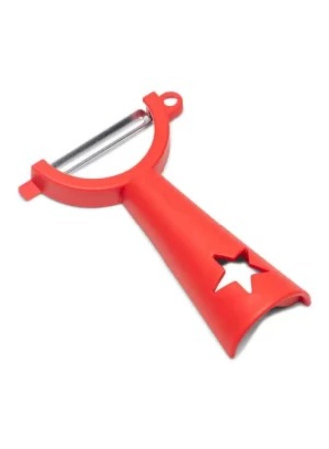Tupperware Kitchen Peeler for Vegetables & Fruits, Ergonomic Grip Star Design, Sharp Stainless Steel Blade Potato Peeler Tool,Home,Travel - Image 1
