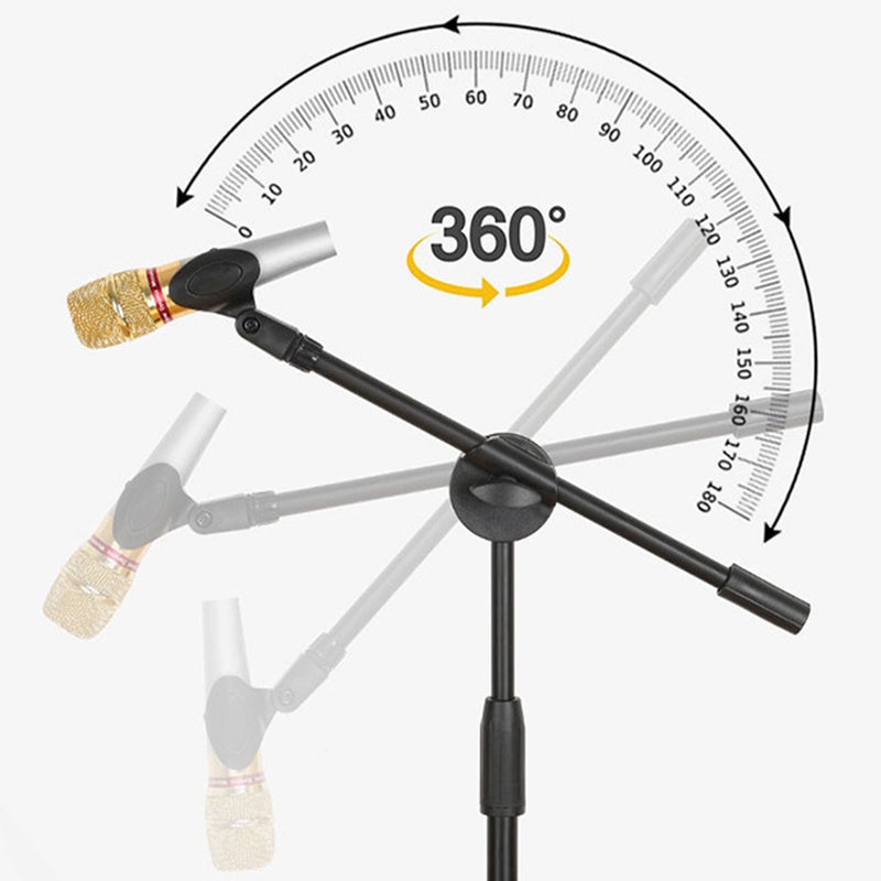 2pcs Universal Microphone Arm Clips Mic Accessories Adjustable Buckles - Image 4