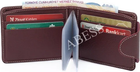 ابيس Card Holder Wallet , Genuine Leather Quality Men's Wallet Card Holder