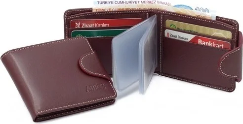 ابيس Card Holder Wallet , Genuine Leather Quality Men's Wallet Card Holder