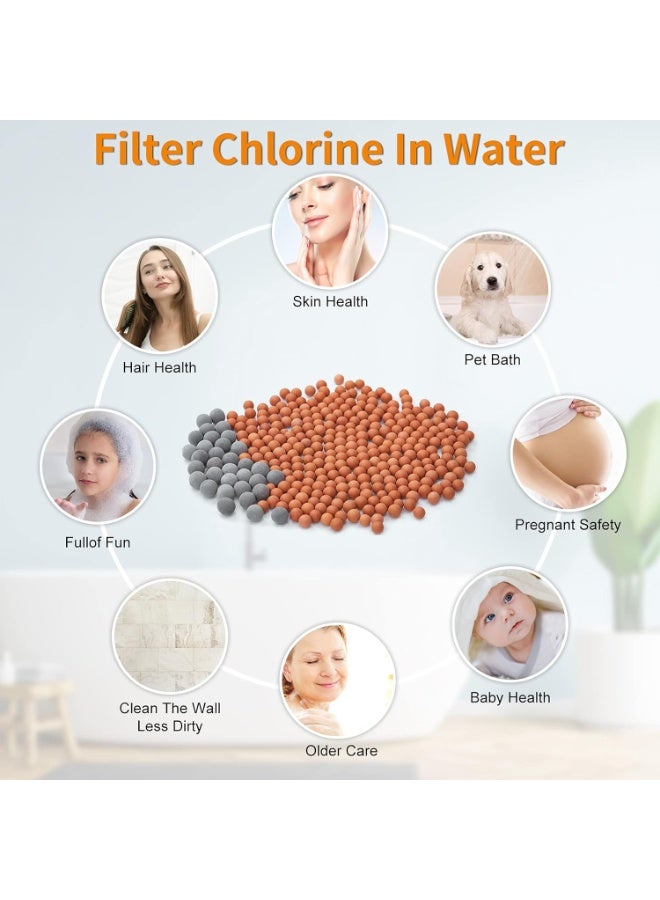 Vitamin C Filter Shower Head with Hose & Replacement Filters - Filtered Shower Head - Hard Water Softener - Chlorine & Flouride Filter - Universal Shower System - Helps Dry Skin & Hair Loss  - Image 3