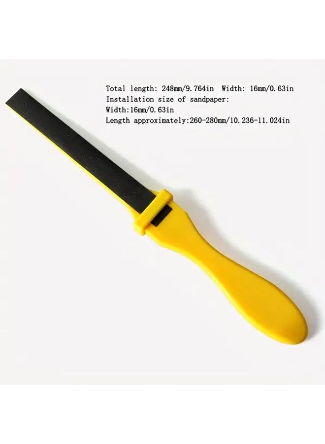 Plastic Sanding Stick Holder 10mm Square Shaped Sandpaper Clamp For Woodworking Jewelry Polishing Grinding Tool - Image 5