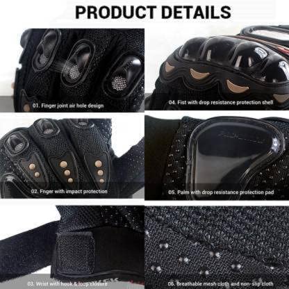 ICW Motorcycle Driving Bikers Gloves Riding Gloves - Image 3