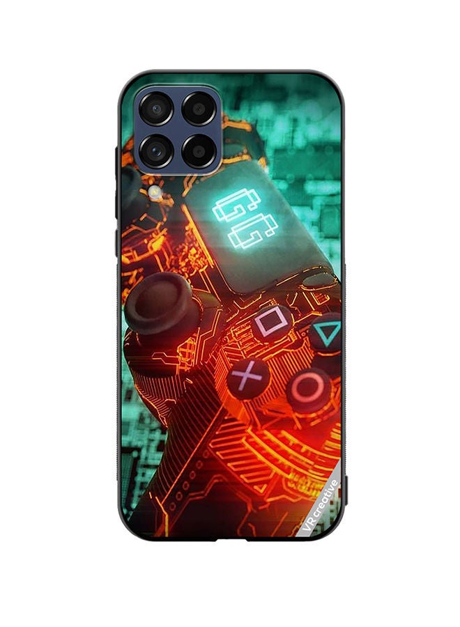 VR CREATIVE Protective Case Cover For Samsung Galaxy M53 Ps4 Controller Design Multicolour - Image 1