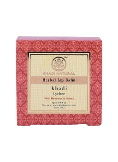 Khadi Natural Lychee Lip Balm With Beeswax And Sheabutter 5Gms  - Image 2